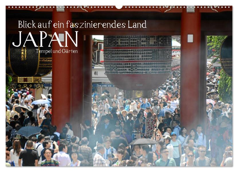 Blick auf ein faszinierendes Land - Japan 2026 (Wandkalender 2026 DIN A2 quer) CALVENDO Monatskalender