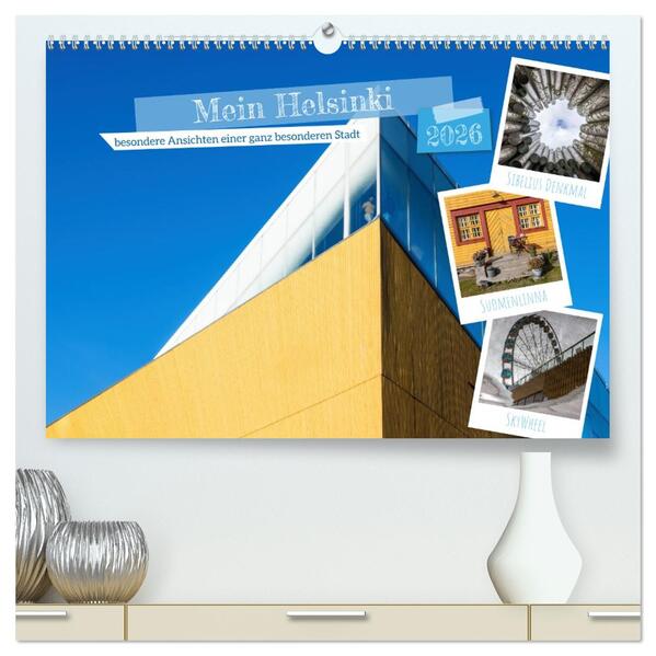 Mein Helsinki (hochwertiger Premium Wandkalender 2026 DIN A2 quer) Kunstdruck in Hochglanz