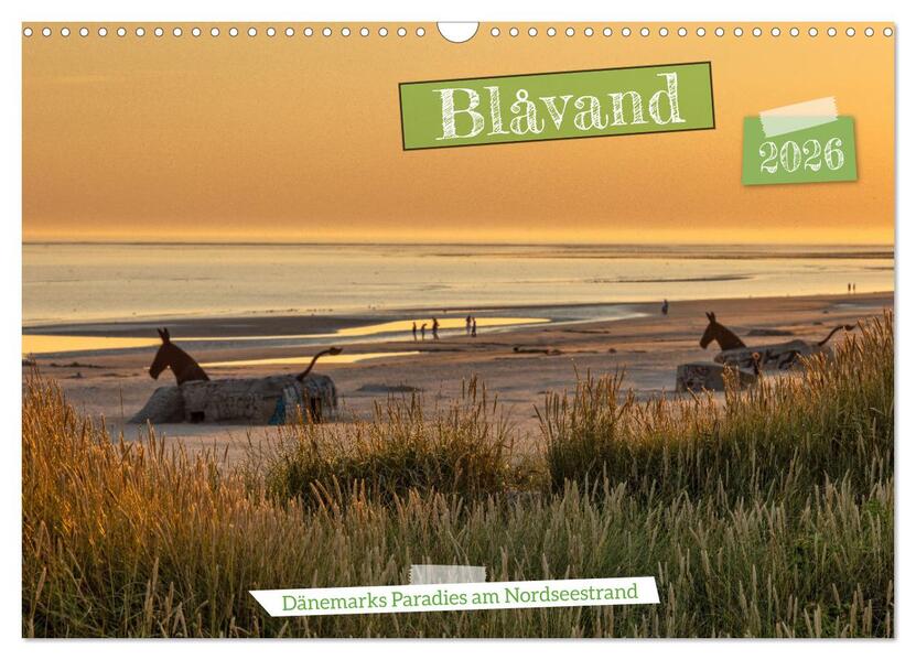 Blåvand - Dänemarks Paradies am Nordseestrand (Wandkalender 2026 DIN A3 quer) CALVENDO Monatskalender