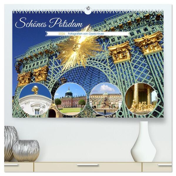 Schönes Potsdam (hochwertiger Premium Wandkalender 2026 DIN A2 quer) Kunstdruck in Hochglanz