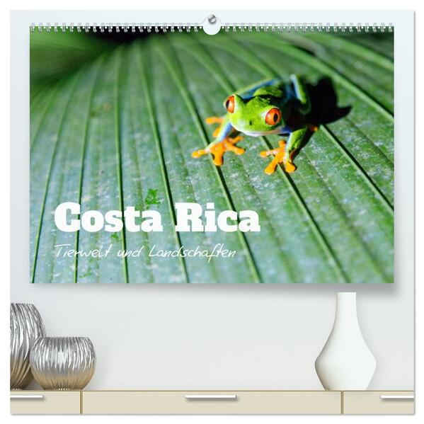 Costa Rica - Tierwelt und Landschaften (hochwertiger Premium Wandkalender 2026 DIN A2 quer) Kunstdruck in Hochglanz