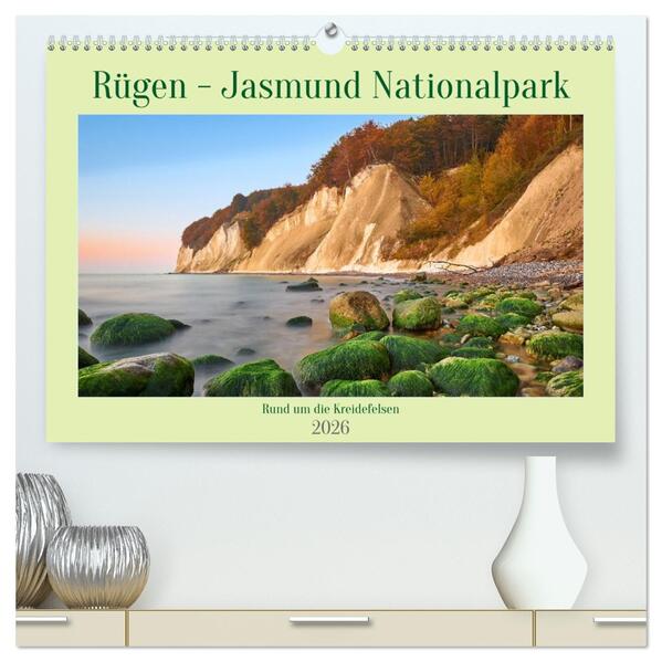 Rügen - Jasmund Nationalpark (hochwertiger Premium Wandkalender 2026 DIN A2 quer) Kunstdruck in Hochglanz