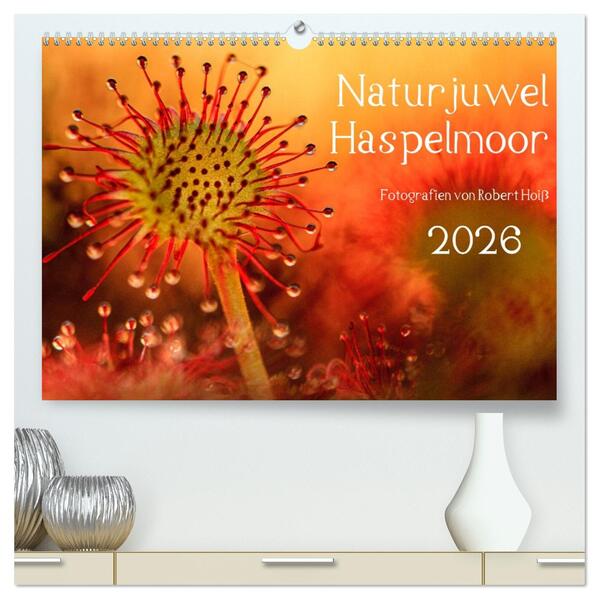 Naturjuwel Haspelmoor (hochwertiger Premium Wandkalender 2026 DIN A2 quer) Kunstdruck in Hochglanz