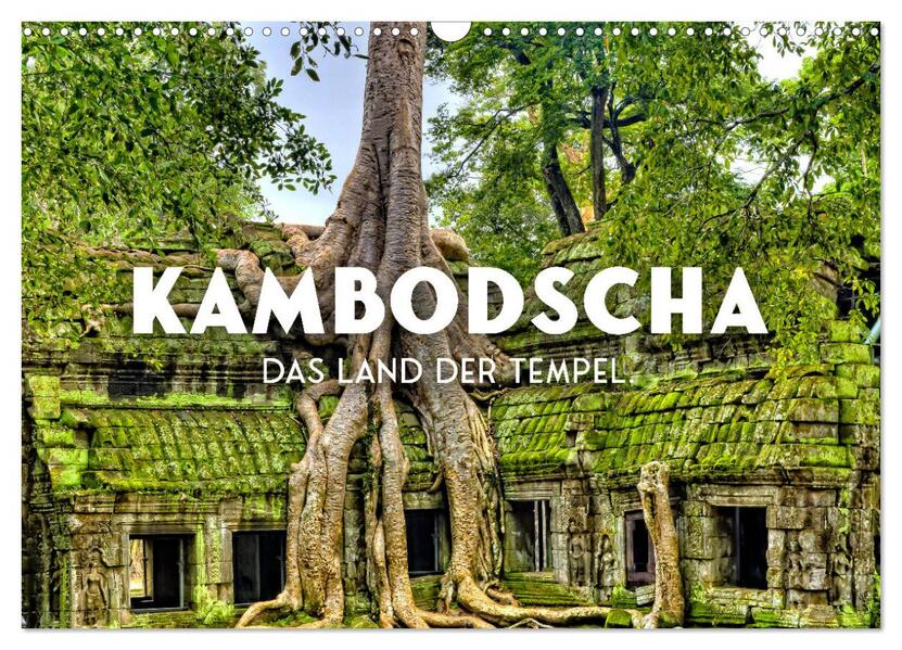 Kambodscha - Das Land der Tempel. (Wandkalender 2026 DIN A3 quer) CALVENDO Monatskalender