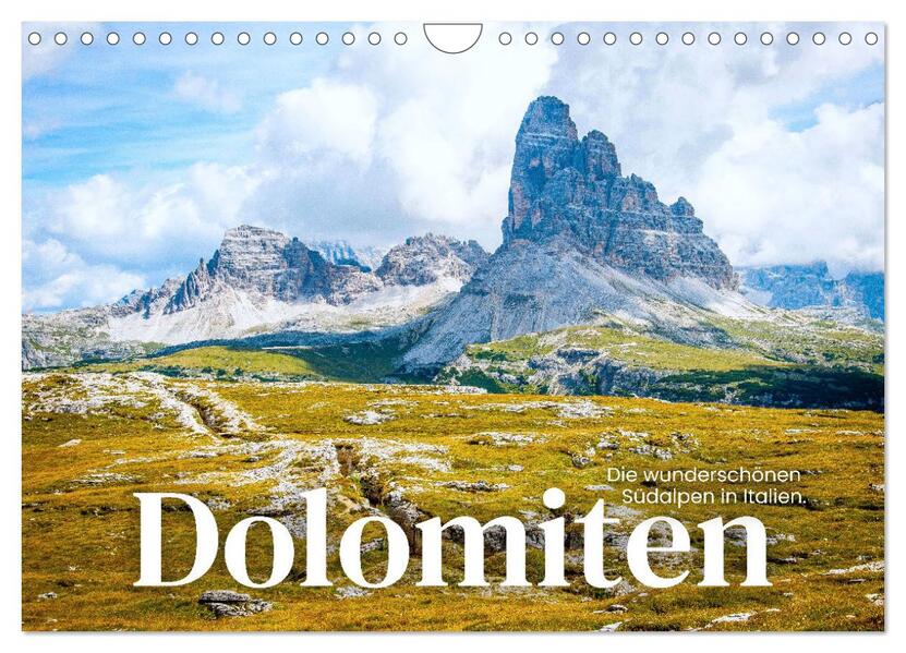 Dolomiten - Die wunderschönen Südalpen in Italien. (Wandkalender 2026 DIN A4 quer) CALVENDO Monatskalender