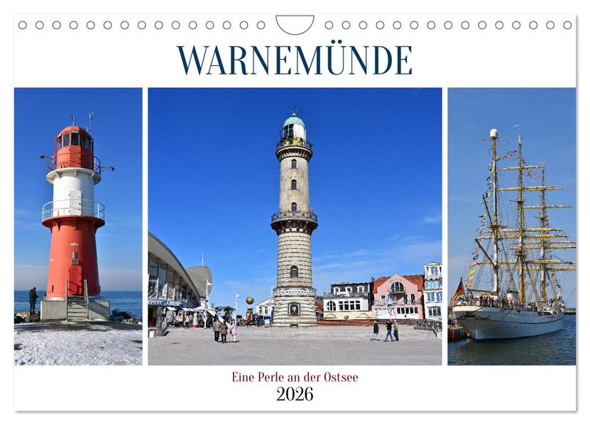 WARNEMÜNDE (Wandkalender 2026 DIN A4 quer) CALVENDO Monatskalender