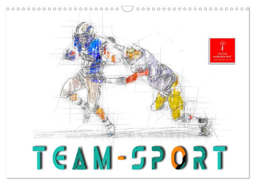 Team-Sport (Wandkalender 2026 DIN A3 quer) CALVENDO Monatskalender