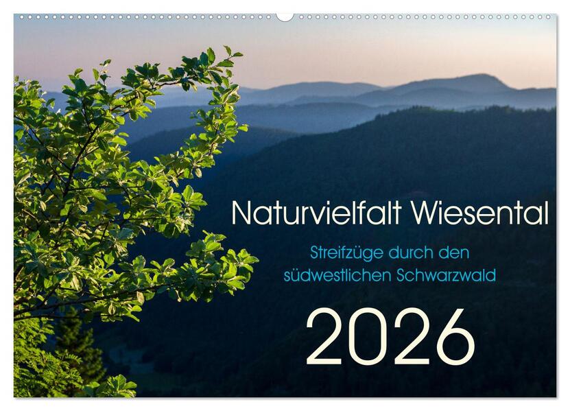 Naturvielfalt Wiesental (Wandkalender 2026 DIN A2 quer) CALVENDO Monatskalender