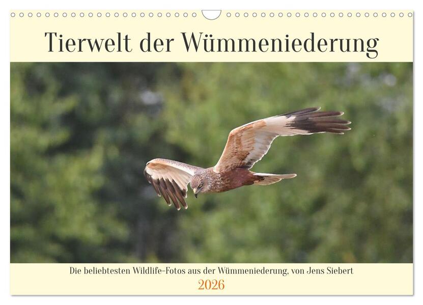 Tierwelt der Wümmeniederung (Wandkalender 2026 DIN A3 quer) CALVENDO Monatskalender