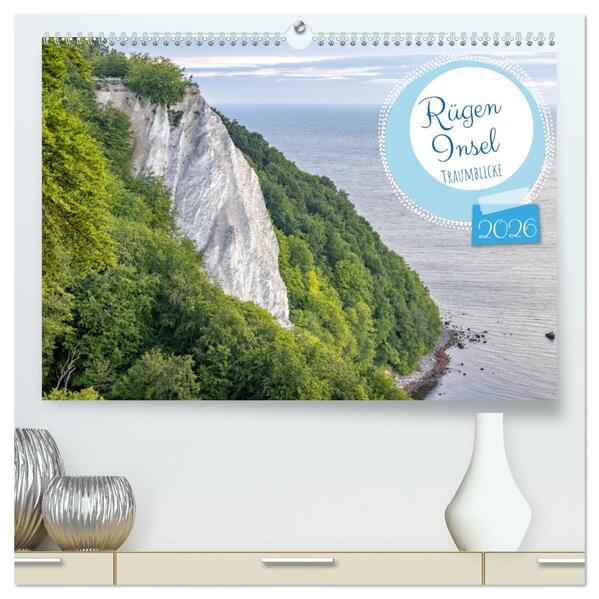 Rügen - Inseltraumblicke (hochwertiger Premium Wandkalender 2026 DIN A2 quer) Kunstdruck in Hochglanz