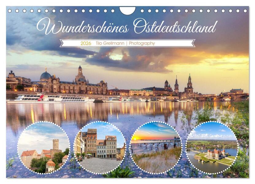 Wunderschönes Ostdeutschland (Wandkalender 2026 DIN A4 quer) CALVENDO Monatskalender