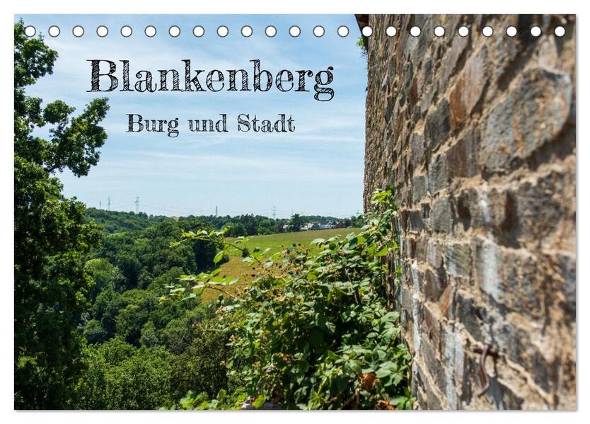 Blankenberg Burg und Stadt (Tischkalender 2026 DIN A5 quer) CALVENDO Monatskalender