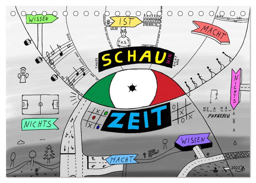 SchauZeit (Tischkalender 2026 DIN A5 quer) CALVENDO Monatskalender