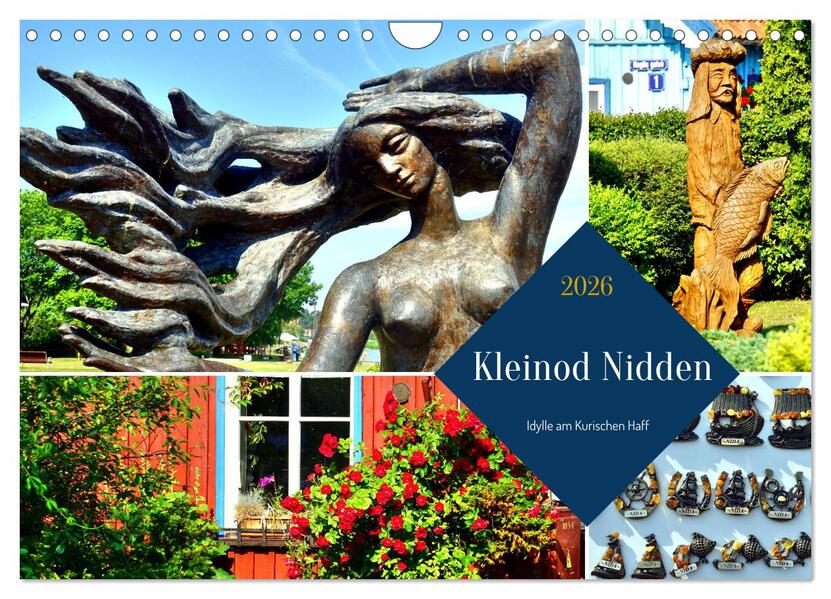 Kleinod Nidden - Idylle am Kurischen Haff (Wandkalender 2026 DIN A4 quer) CALVENDO Monatskalender