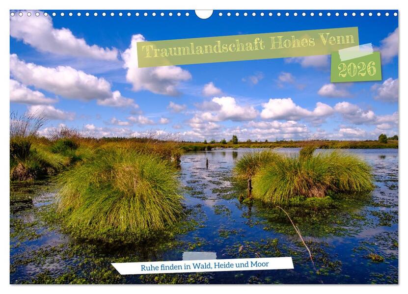 Traumlandschaft Hohes Venn (Wandkalender 2026 DIN A3 quer) CALVENDO Monatskalender