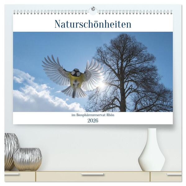 Naturschönheiten im Biosphärerenreservat Rhön (hochwertiger Premium Wandkalender 2026 DIN A2 quer) Kunstdruck in Hochglanz