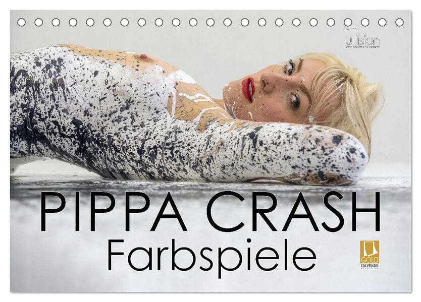 PIPPA CRASH - Farbspiele (Tischkalender 2026 DIN A5 quer) CALVENDO Monatskalender