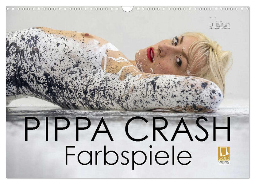 PIPPA CRASH - Farbspiele (Wandkalender 2026 DIN A3 quer) CALVENDO Monatskalender