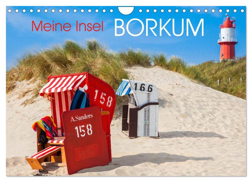 Meine Insel Borkum (Wandkalender 2026 DIN A4 quer) CALVENDO Monatskalender