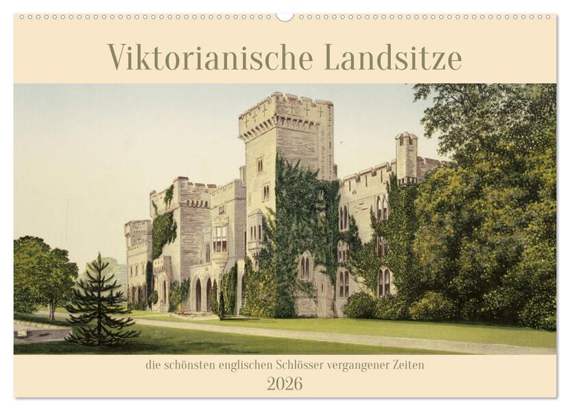 Viktorianische Landsitze (Wandkalender 2026 DIN A2 quer) CALVENDO Monatskalender
