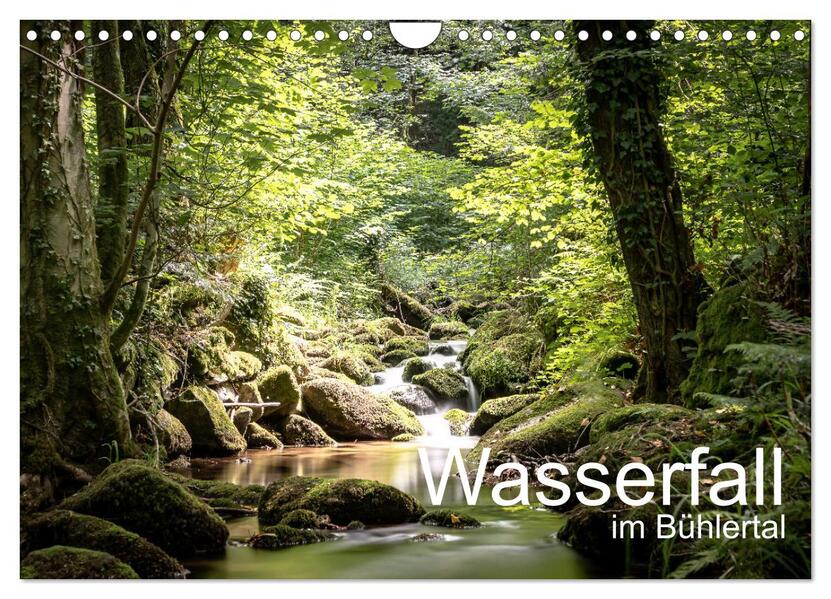 Wasserfall im Bühlertal (Wandkalender 2026 DIN A4 quer) CALVENDO Monatskalender