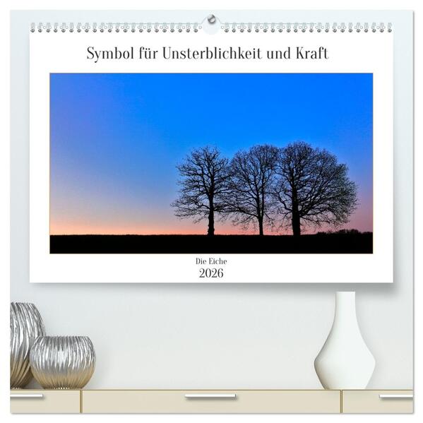 Symbol für Unsterblichkeit und Kraft (hochwertiger Premium Wandkalender 2026 DIN A2 quer) Kunstdruck in Hochglanz
