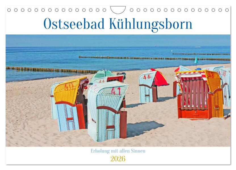 Ostseebad Kühlungsborn. Erholung mit allen Sinnen (Wandkalender 2026 DIN A4 quer) CALVENDO Monatskalender