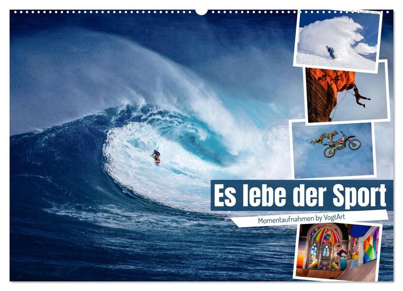 Es lebe der Sport - Momentaufnahmen by VogtArt (Wandkalender 2026 DIN A2 quer) CALVENDO Monatskalender