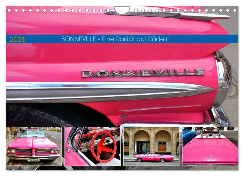 BONNEVILLE - Eine Rarität auf Rädern (Wandkalender 2026 DIN A4 quer) CALVENDO Monatskalender