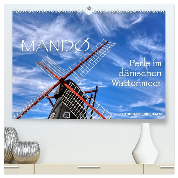 Mandø - Perle im dänischen Wattenmeer (hochwertiger Premium Wandkalender 2026 DIN A2 quer) Kunstdruck in Hochglanz