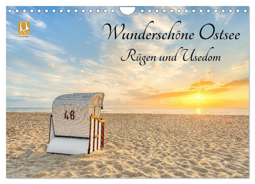 Wunderschöne Ostsee Rügen und Usedom (Wandkalender 2026 DIN A4 quer) CALVENDO Monatskalender