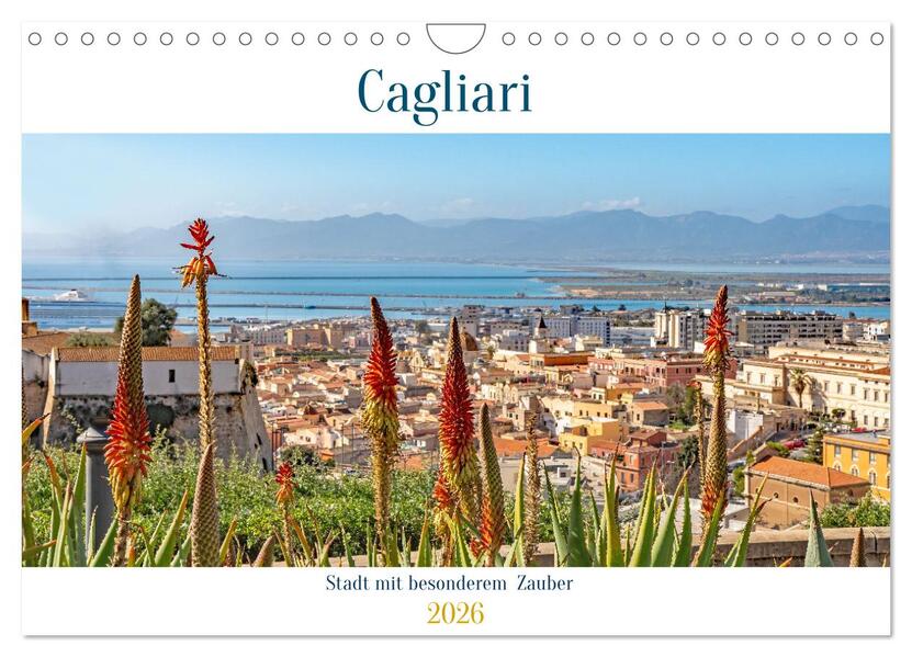 Cagliari - Stadt mit besonderem Zauber (Wandkalender 2026 DIN A4 quer) CALVENDO Monatskalender