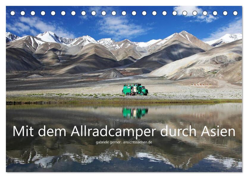 Mit dem Allradcamper durch Asien (Tischkalender 2026 DIN A5 quer) CALVENDO Monatskalender