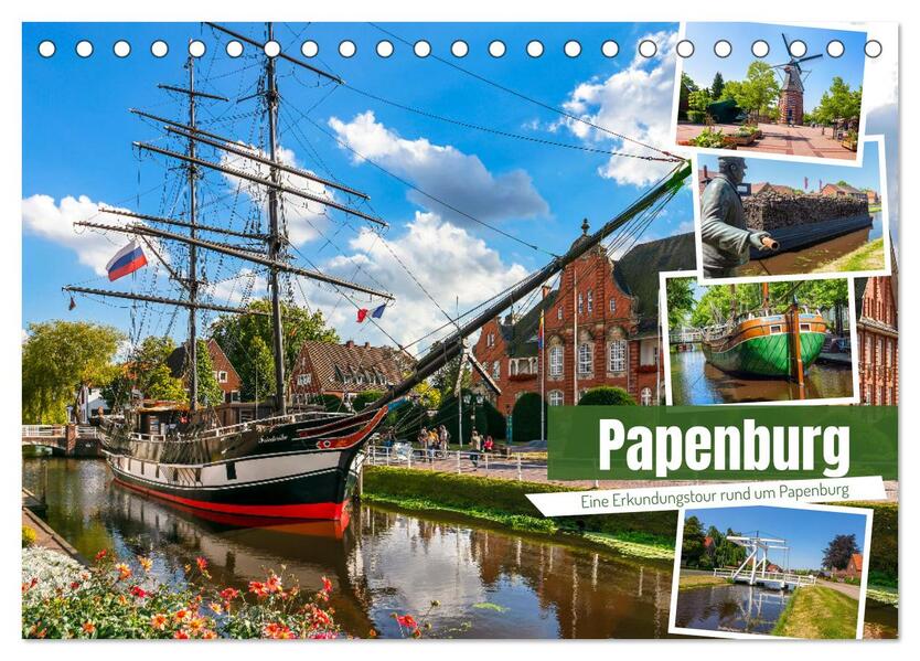 Rund um Papenburg (Tischkalender 2026 DIN A5 quer) CALVENDO Monatskalender