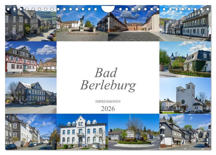 Bad Berleburg Impressionen (Wandkalender 2026 DIN A4 quer) CALVENDO Monatskalender