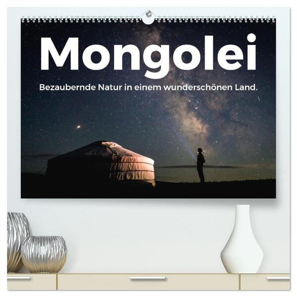 Mongolei - Bezaubernde Natur in einem wunderschönen Land. (hochwertiger Premium Wandkalender 2026 DIN A2 quer) Kunstdruck in Hochglanz