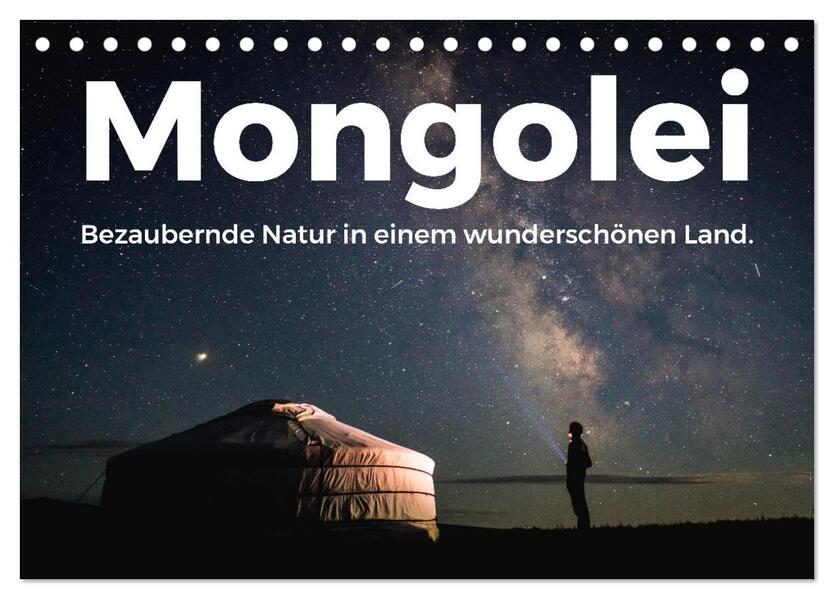 Mongolei - Bezaubernde Natur in einem wunderschönen Land. (Tischkalender 2026 DIN A5 quer) CALVENDO Monatskalender