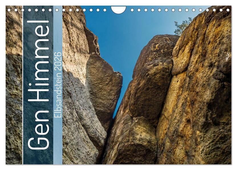 Gen Himmel - Elbsandstein (Wandkalender 2026 DIN A4 quer) CALVENDO Monatskalender