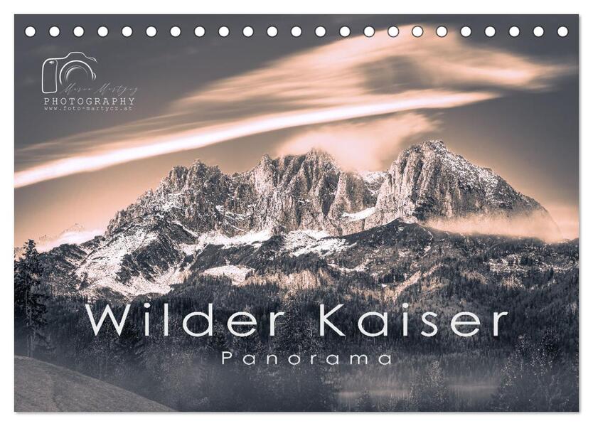 Wilder Kaiser Panorama 2026 (Tischkalender 2026 DIN A5 quer) CALVENDO Monatskalender