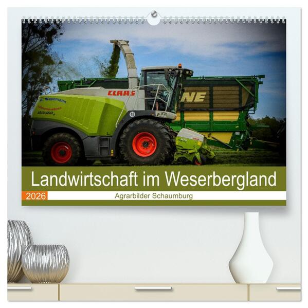 Landwirtschaft im Weserbergland (hochwertiger Premium Wandkalender 2026 DIN A2 quer) Kunstdruck in Hochglanz