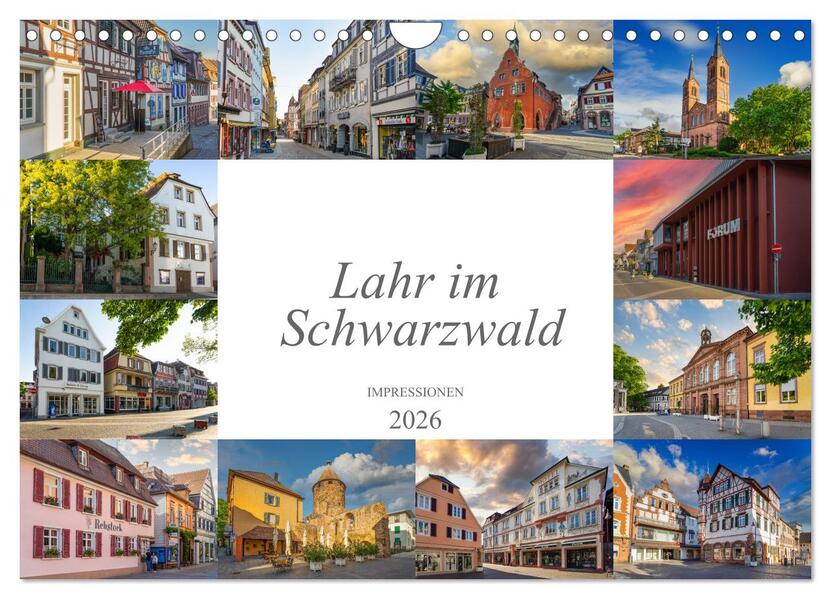 Lahr im Schwarzwald Impression (Wandkalender 2026 DIN A4 quer) CALVENDO Monatskalender