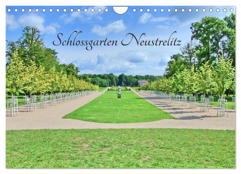 Schlossgarten Neustrelitz (Wandkalender 2026 DIN A4 quer) CALVENDO Monatskalender