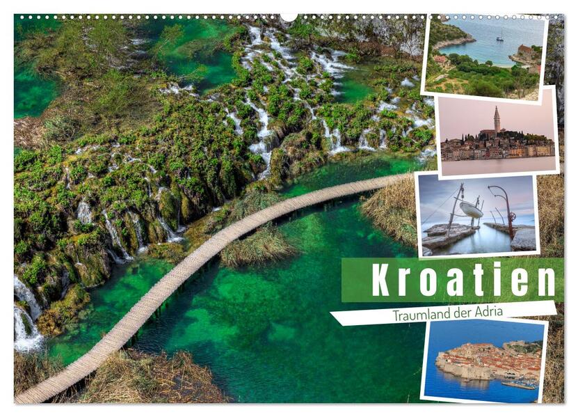 Kroatien Traumland der Adria (Wandkalender 2026 DIN A2 quer) CALVENDO Monatskalender