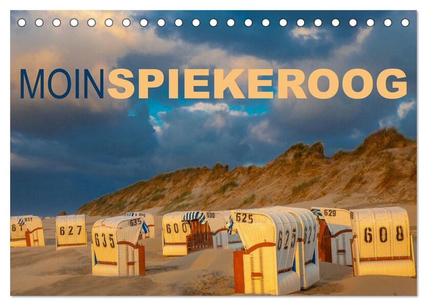 Moin Spiekeroog (Tischkalender 2026 DIN A5 quer) CALVENDO Monatskalender