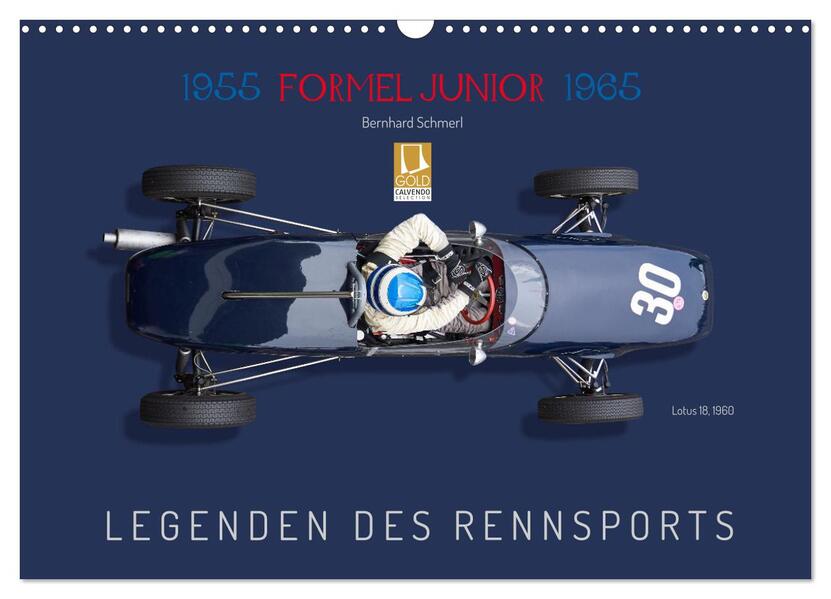 Legenden des Rennsports - Formel Junior 1955-1965 (Wandkalender 2026 DIN A3 quer) CALVENDO Monatskalender