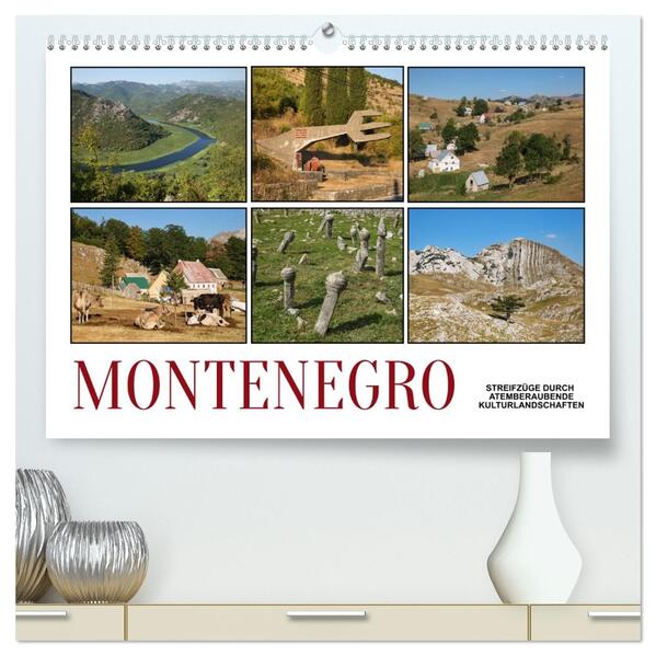 Montenegro - Streifzüge durch atemberaubende Kulturlandschaften (hochwertiger Premium Wandkalender 2026 DIN A2 quer) Kunstdruck in Hochglanz