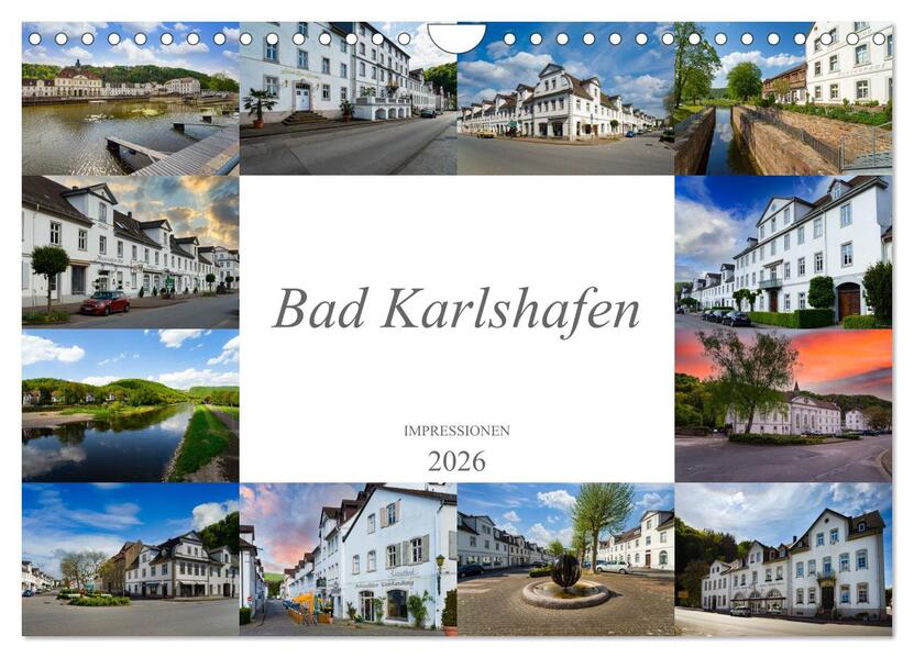 Bad Karlshafen Impressionen (Wandkalender 2026 DIN A4 quer) CALVENDO Monatskalender