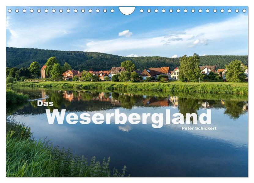 Das Weserbergland (Wandkalender 2026 DIN A4 quer) CALVENDO Monatskalender
