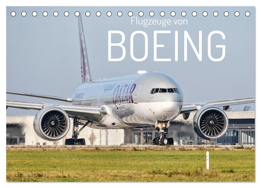 Flugzeuge von Boeing (Tischkalender 2026 DIN A5 quer) CALVENDO Monatskalender