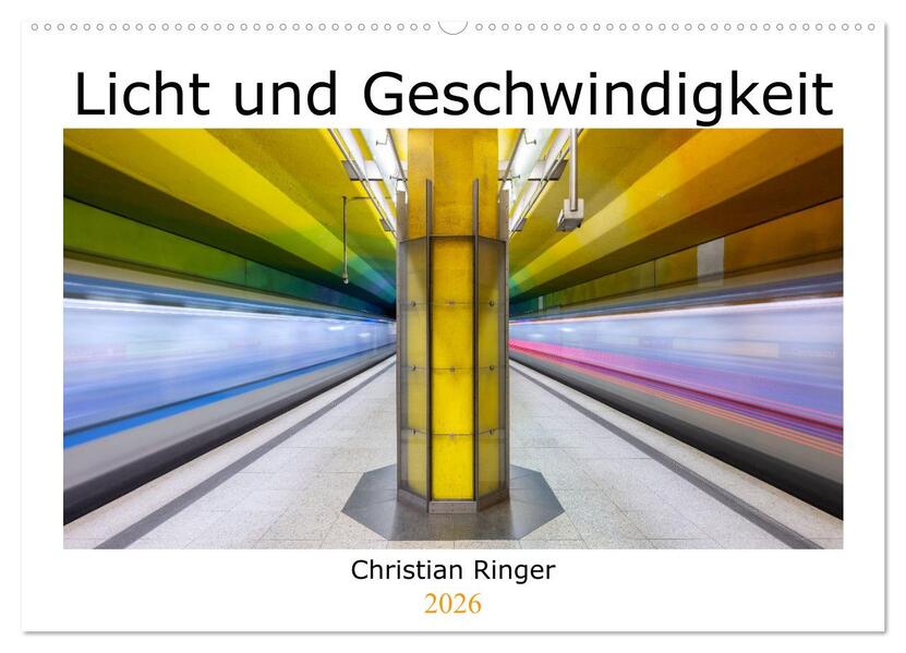Licht und Geschwindigkeit (Wandkalender 2026 DIN A2 quer) CALVENDO Monatskalender